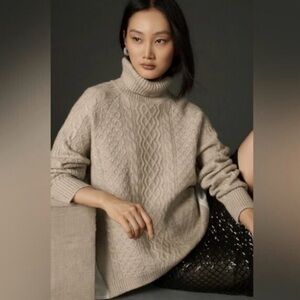 ⭐️Anthropologie Cable Knit Layered Sweater⭐️